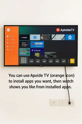a computer screen with an apple tv at Manila City Center Executive Apartments near Ayala Mall and PITX in Manila