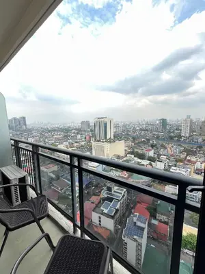 a view of a city from the top of a building at STAYLUXIA BOUTIQUE HOTEL KNIGHTSBRIDGE Pool Netflix Free Amenities in Manila
