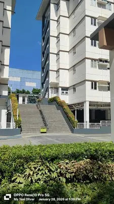 a building with stairs in front of a building at Casa Verde Suite - Staycation