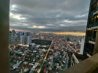 a view of a city from a building at 1 BR Loft type in Manila