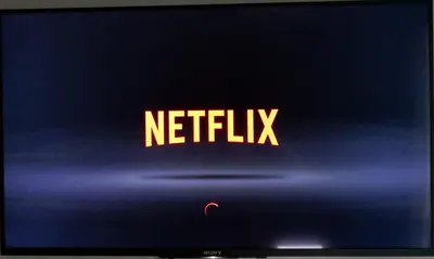 a television screen with the words netflix on it at All At Jazz - Makati Serviced Apartments in Manila