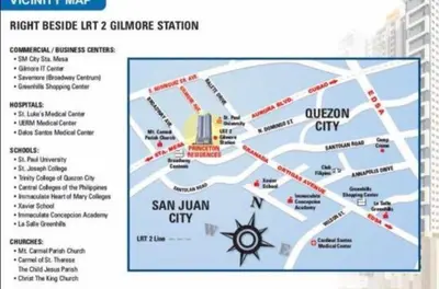 a map of the city of shanghai at Luxury Condo-Princeton Residence-New Manila Quezon City-Fast Wi-fi150mbps in Manila