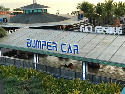a sunier car sign on top of a building at BEST Q CONDO w/ Great View in Manila