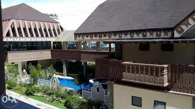an overhead view of a house with a balcony at Pine Crest Condominium in Manila