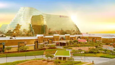 a rendering of the front of a building at Okada Manila in Manila