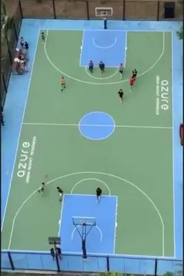 a picture of a soccer game on a court at AZURE C1 with balcony wifi MULTIPLE UNITS near airport in Manila