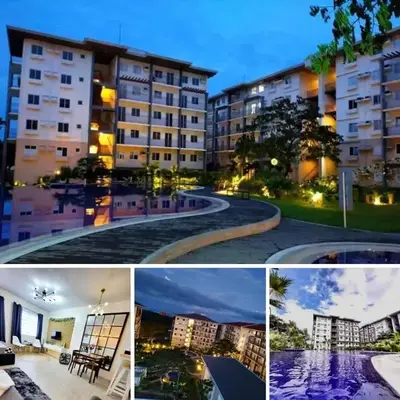 Amaia Steps Nuvali fully furnished unit with swimming pool view near Carmelray Pitland