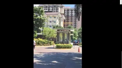 a view of a city street with a building at The Rochester Condo in Manila