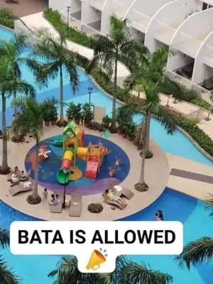 a rendering of a water park at a resort at SHELL RESIDENCE c3 shortwalk mall of asia near airport in Manila
