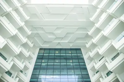a view of the ceiling of a building at Lime Resort Manila in Manila