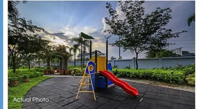 a playground with a slide and a ladder at Lovely 2 BR Condo with FREE Secured Parking in Manila