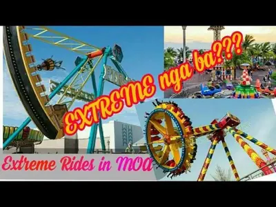 a collage of pictures of a carnival and a roller coaster at 5 Years Legit Staycation Infront of Moa, Moa Arena, Smx, Ikea, Sea Residences Tower A Near Dfa Macapagal, NU Moa, PICC, World Trade, Star City, Ayala Mall, Parqal Mall, NAIA 1,2,3 in Manila