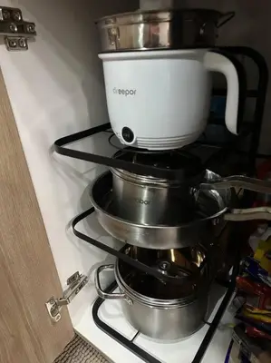 a blender sitting on top of a stove at Shore 2 Apartment with Balcony in Manila