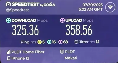 a screenshot of a cell phone screen with different texts at San Lorenzo Place in Manila