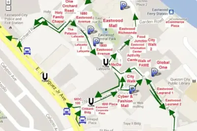 a map of the subway lines in paris at AFFORDABLE StayCation EASTWOOD CITY in Manila