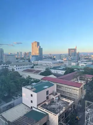 a view of a city with buildings in the background at 1 Bedroom Condo near US Embassy and St Lukes Medical Clinic in Manila